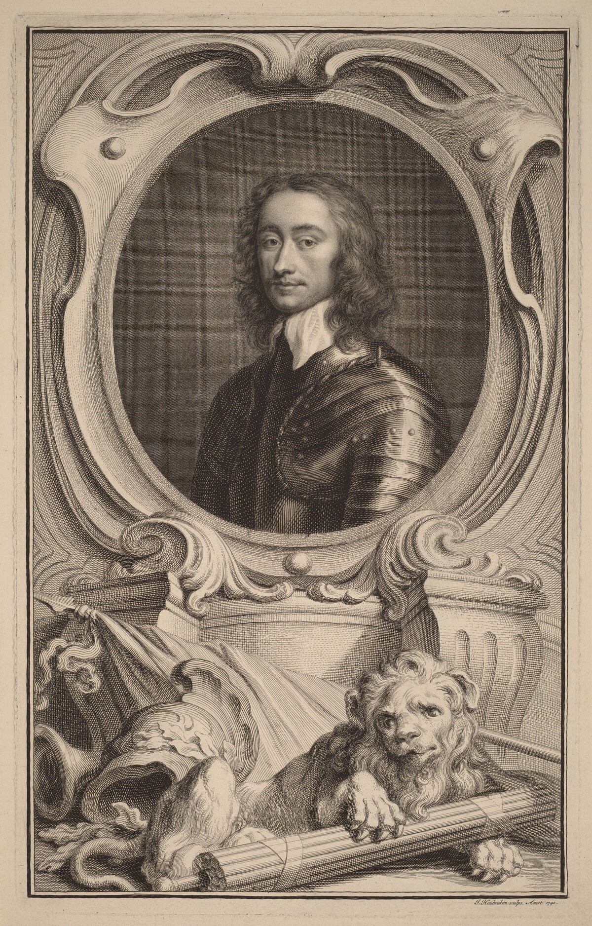 General Charles Fleetwood by Jacobus Houbraken after Robert Walker