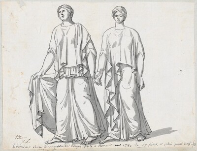 Two of the Three Graces, from San Giovanni Laterano