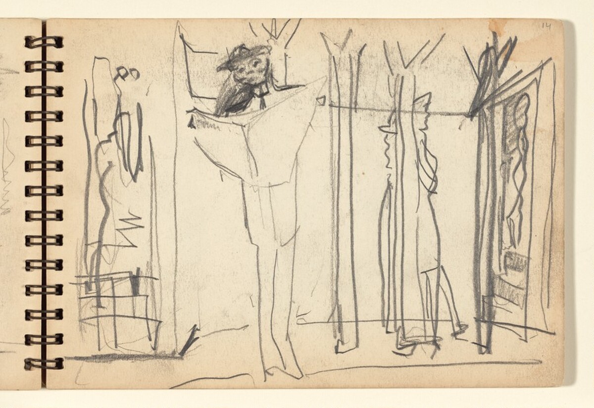 Sketchbook by Mark Rothko