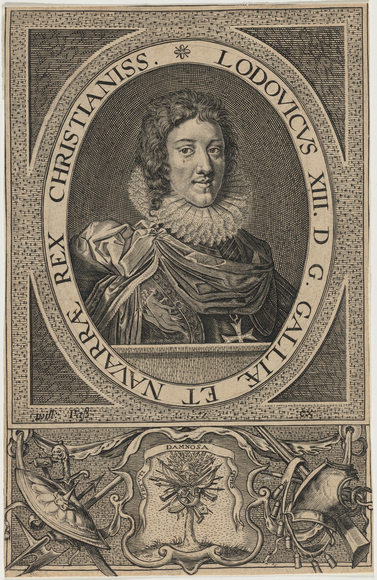 Louis XIII, King of France by Willem de Passe