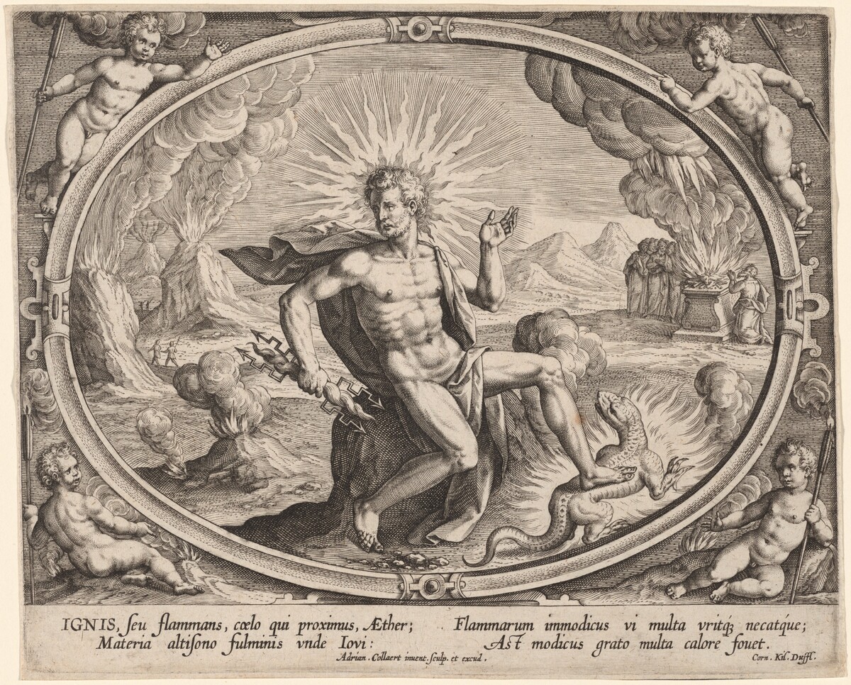 Ignis (Fire) by Adriaen Collaert