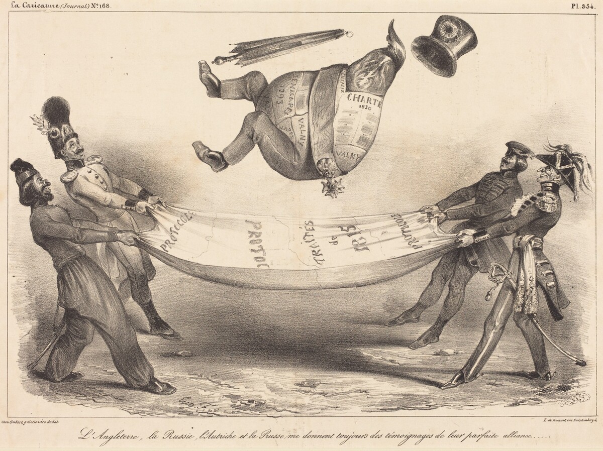 L'Angleterre, la Russie, l'Autriche...leur parfaite alliance by Eugène-Hippolyte Forest