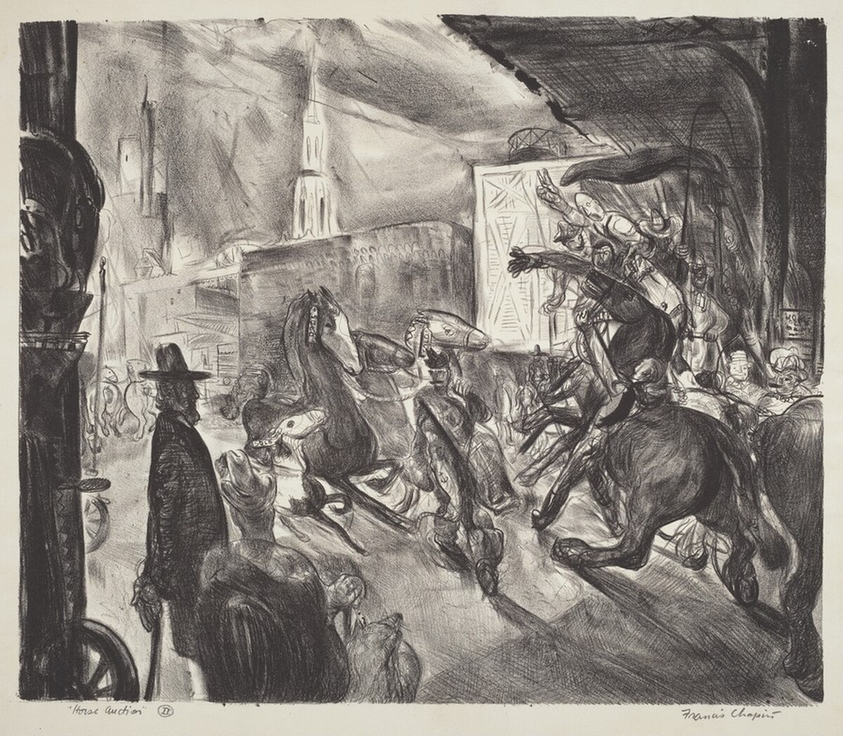 Horse Auction by Francis Chapin