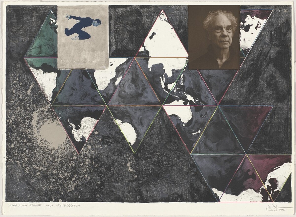 Ocean [working proof] by Jasper Johns