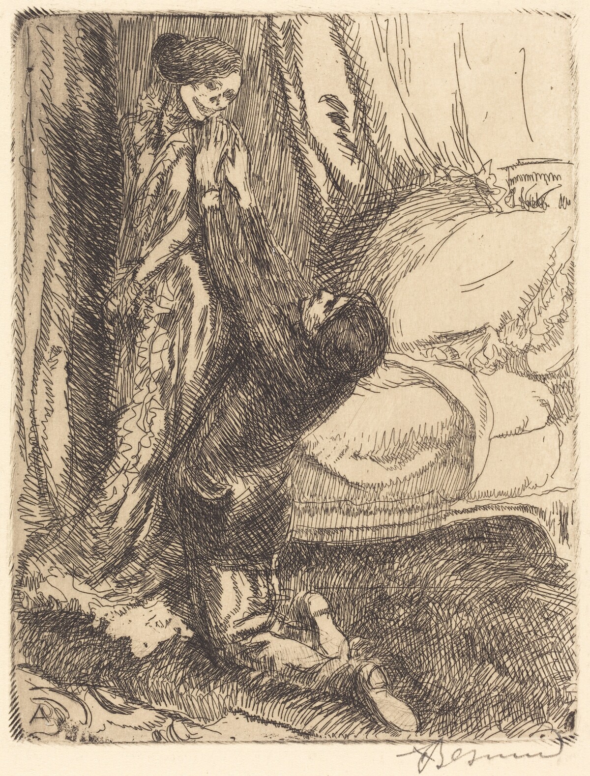 Coquette by Albert Besnard