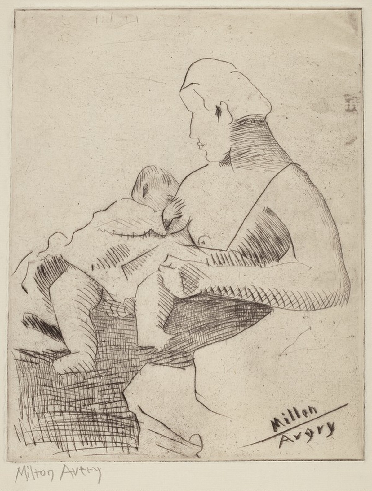 Mother and Child by Milton Avery