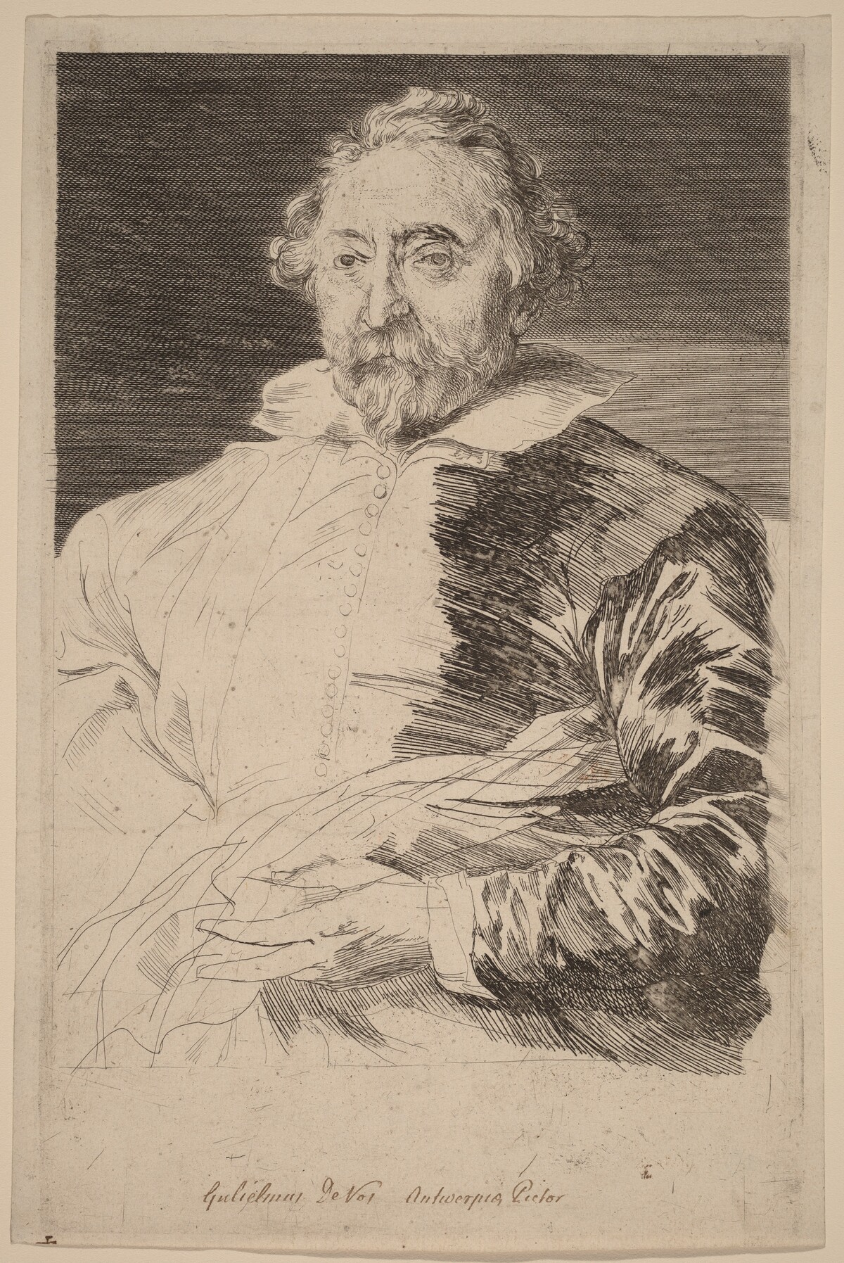 Willem de Vos by Sir Anthony van Dyck and Schelte Adams Bolswert