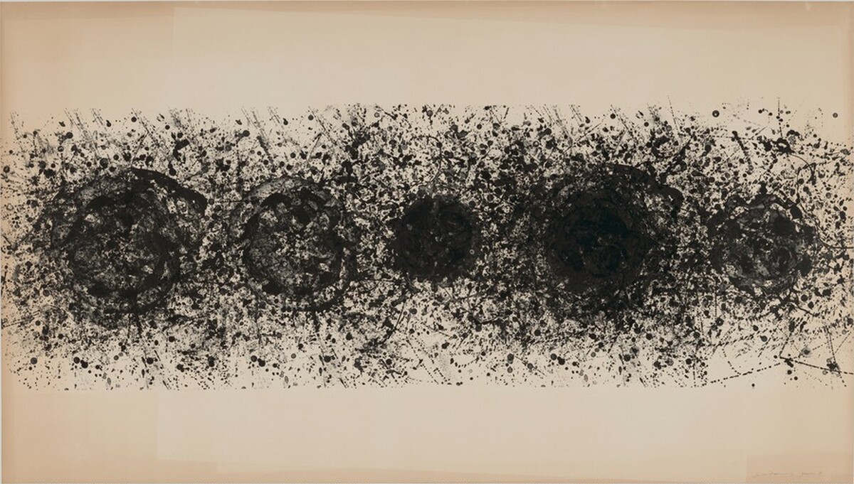 Straight Line of the Sun by Sam Francis