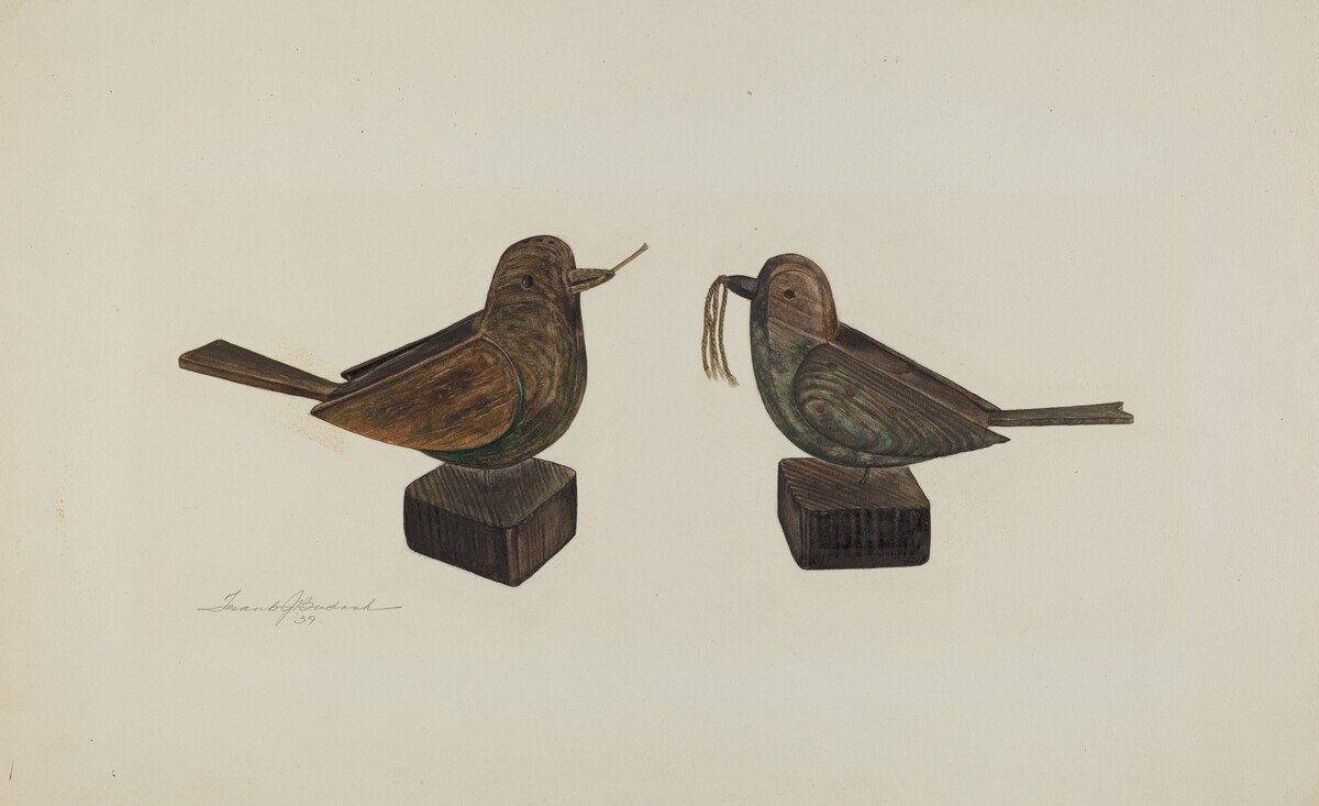 Toy Birds by Frank Budash