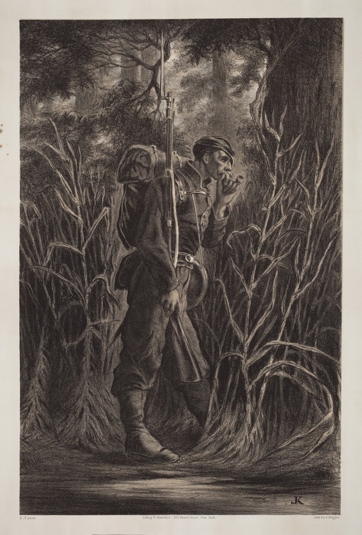 Picket Duty by Unknown