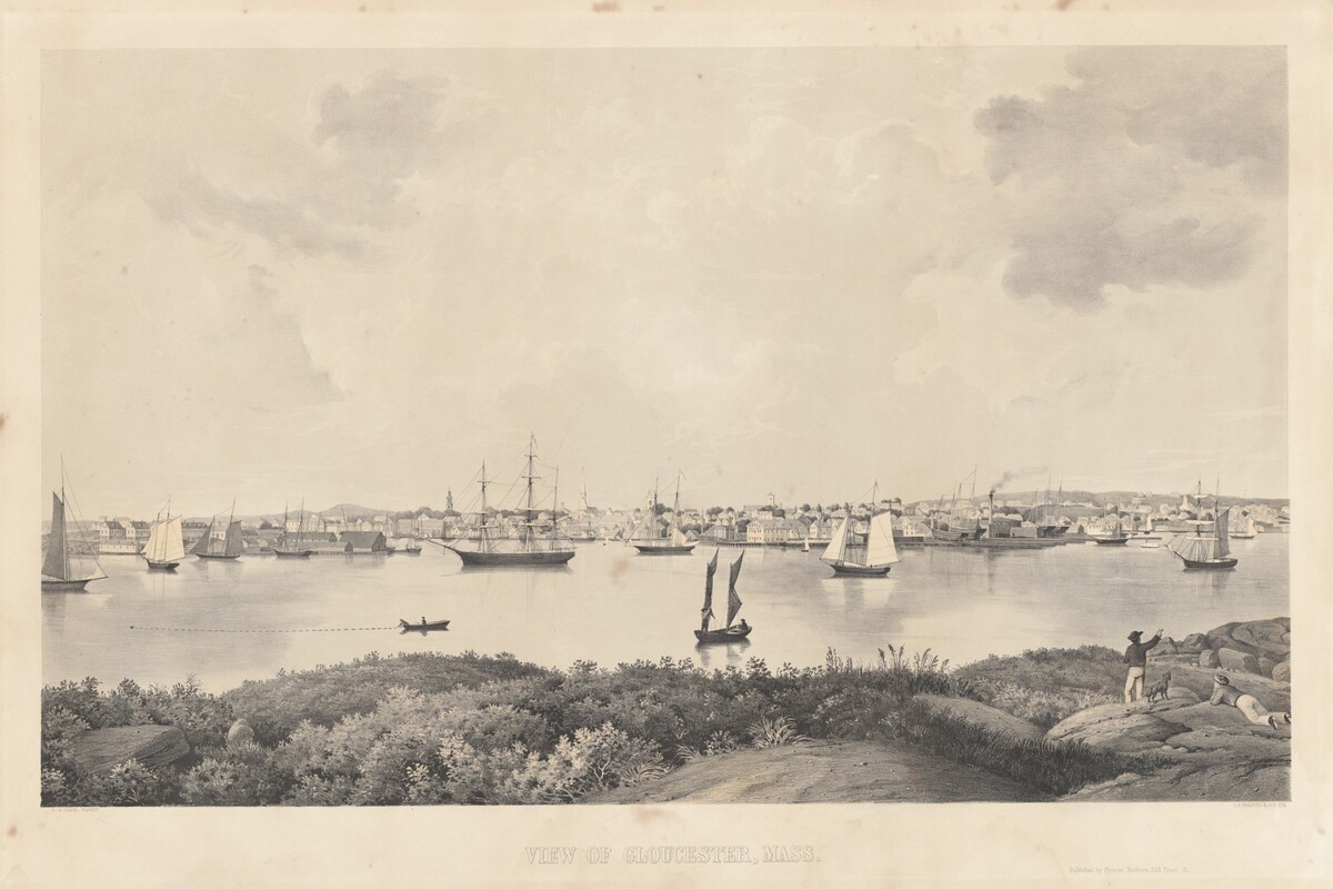 View of Gloucester, Mass. by Fitz Henry Lane
