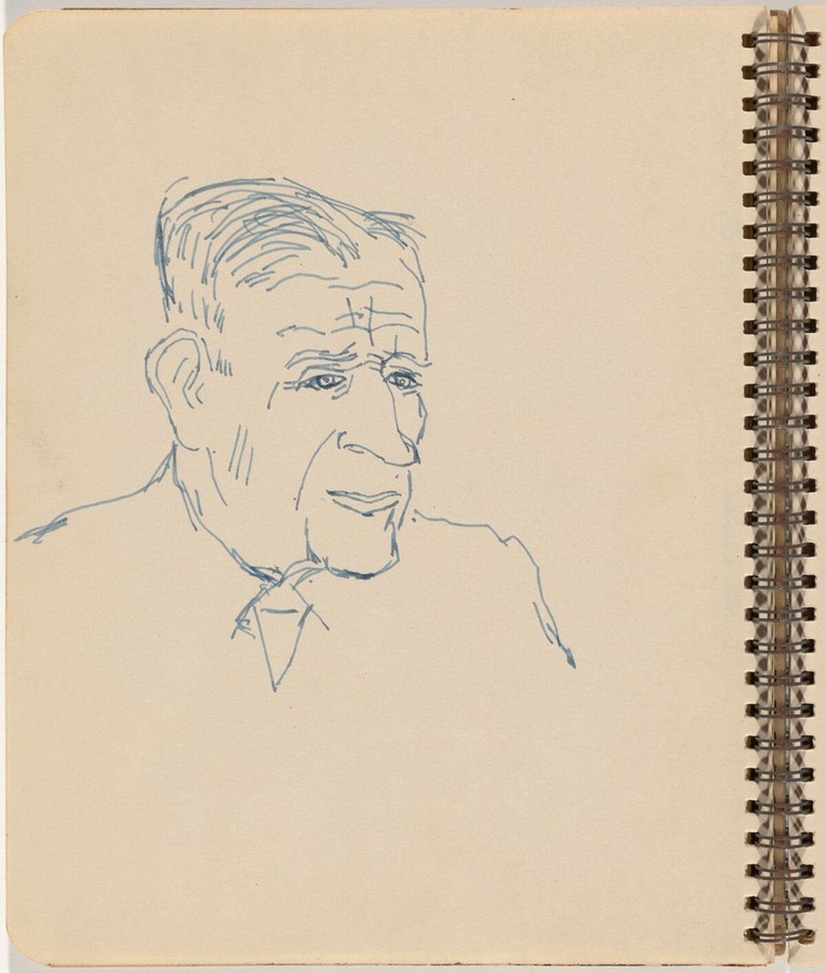 Portrait of a Man, Facing Right by Alex Katz