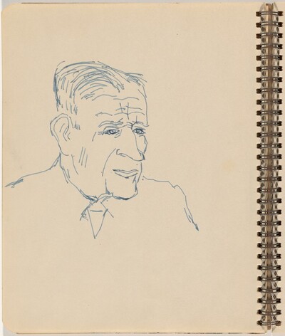 Portrait of a Man, Facing Right