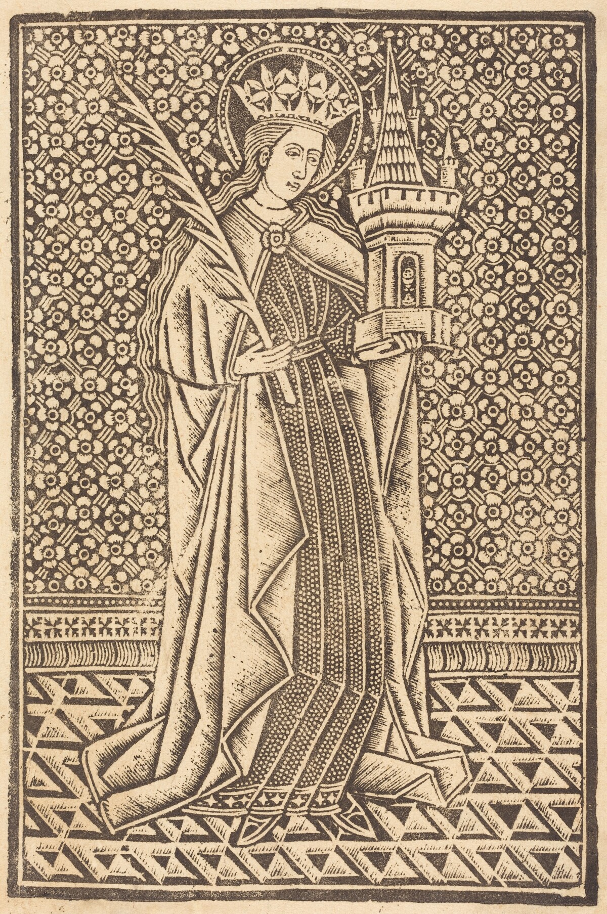 Saint Barbara by Workshop of Master of the Cologne Arms