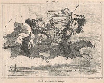 Maniére d'entrainer les cosaques