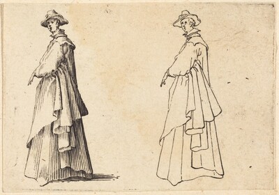 Lady in a Large Coat