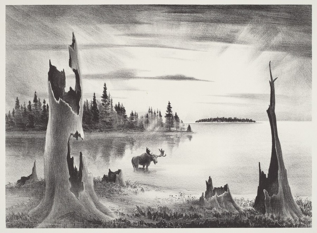 Morning on the Lake by Adolf Arthur Dehn