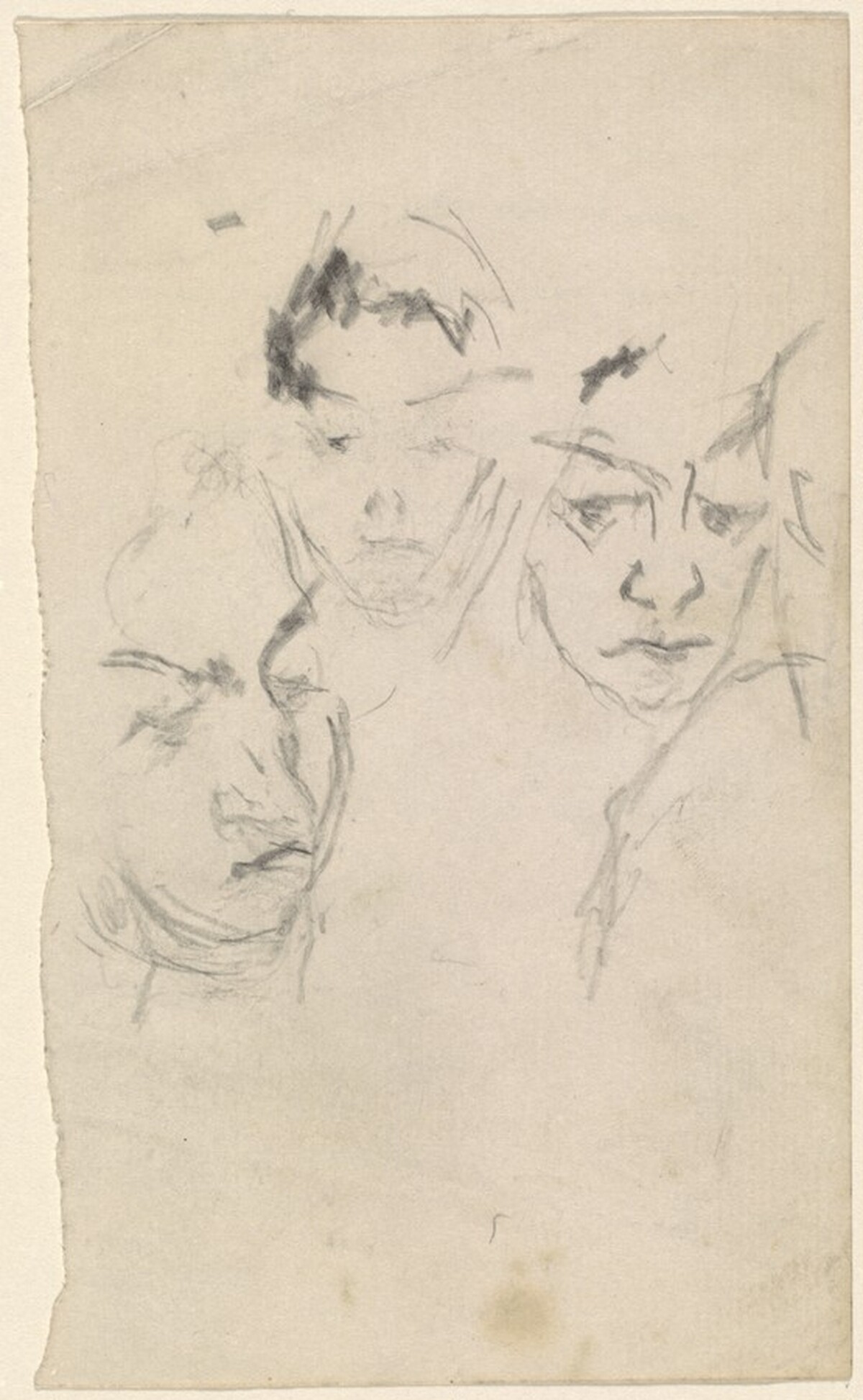 Three Heads by Max Beckmann