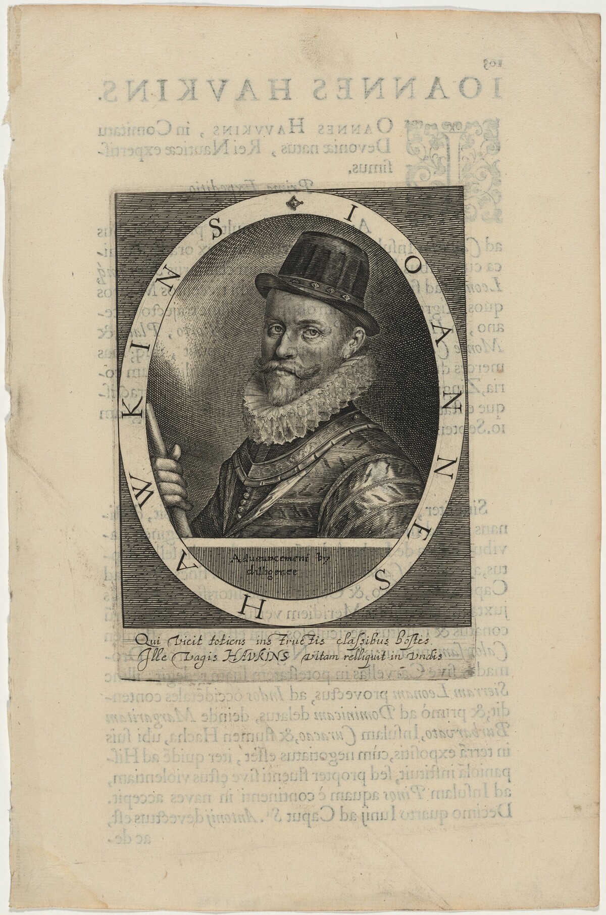 Sir John Hawkins by Willem de Passe and Magdalena de Passe