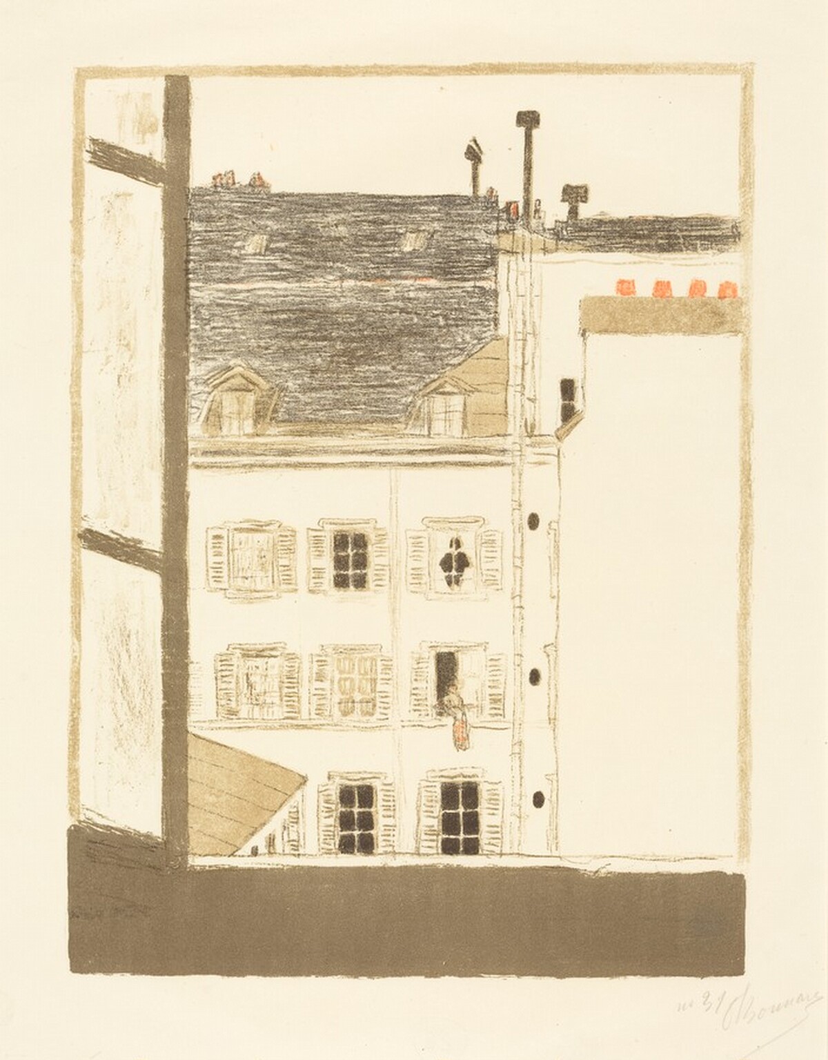 House in the Courtyard (Maison dans la cour) by Pierre Bonnard, Ambroise Vollard (publisher)