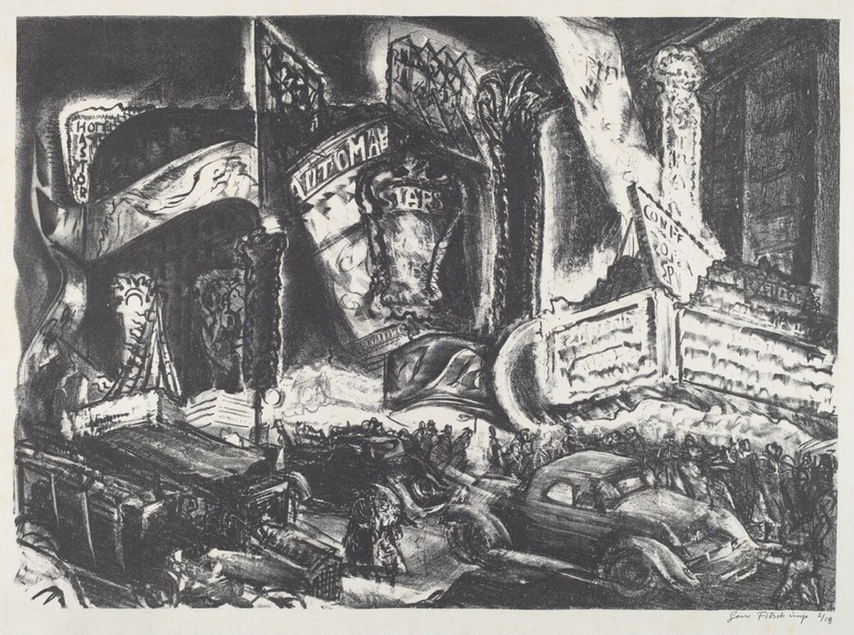Theatre Rush by Eugene Camille Fitsch