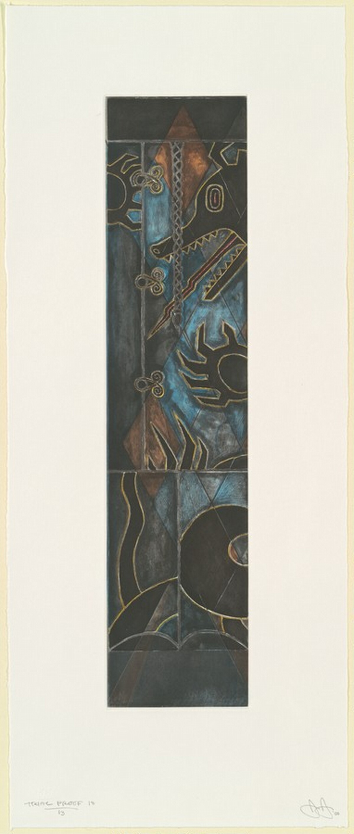 Two Costumes [trial proof 13] by Jasper Johns