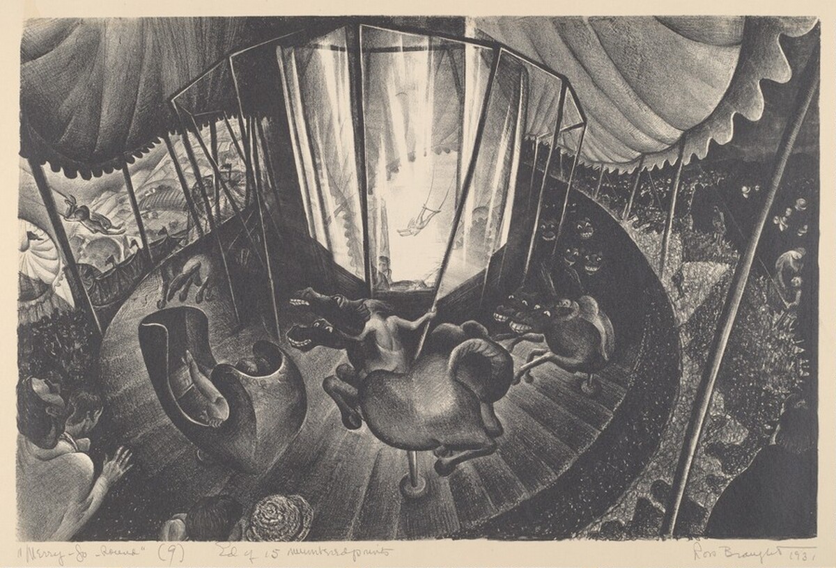 Merry-Go-Round by Ross Eugene Braught