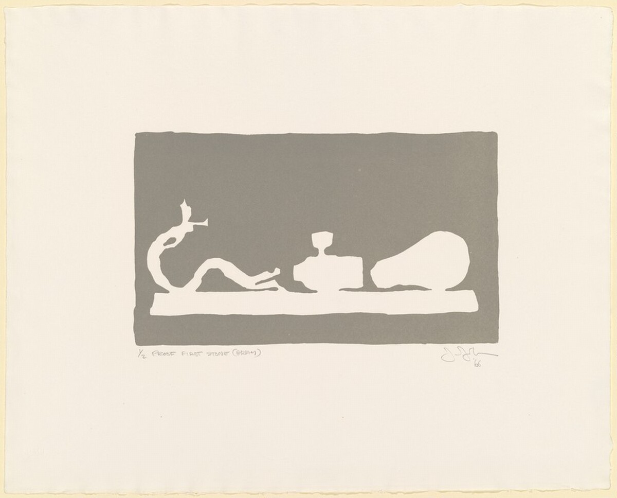 Light Bulb [proof] by Jasper Johns
