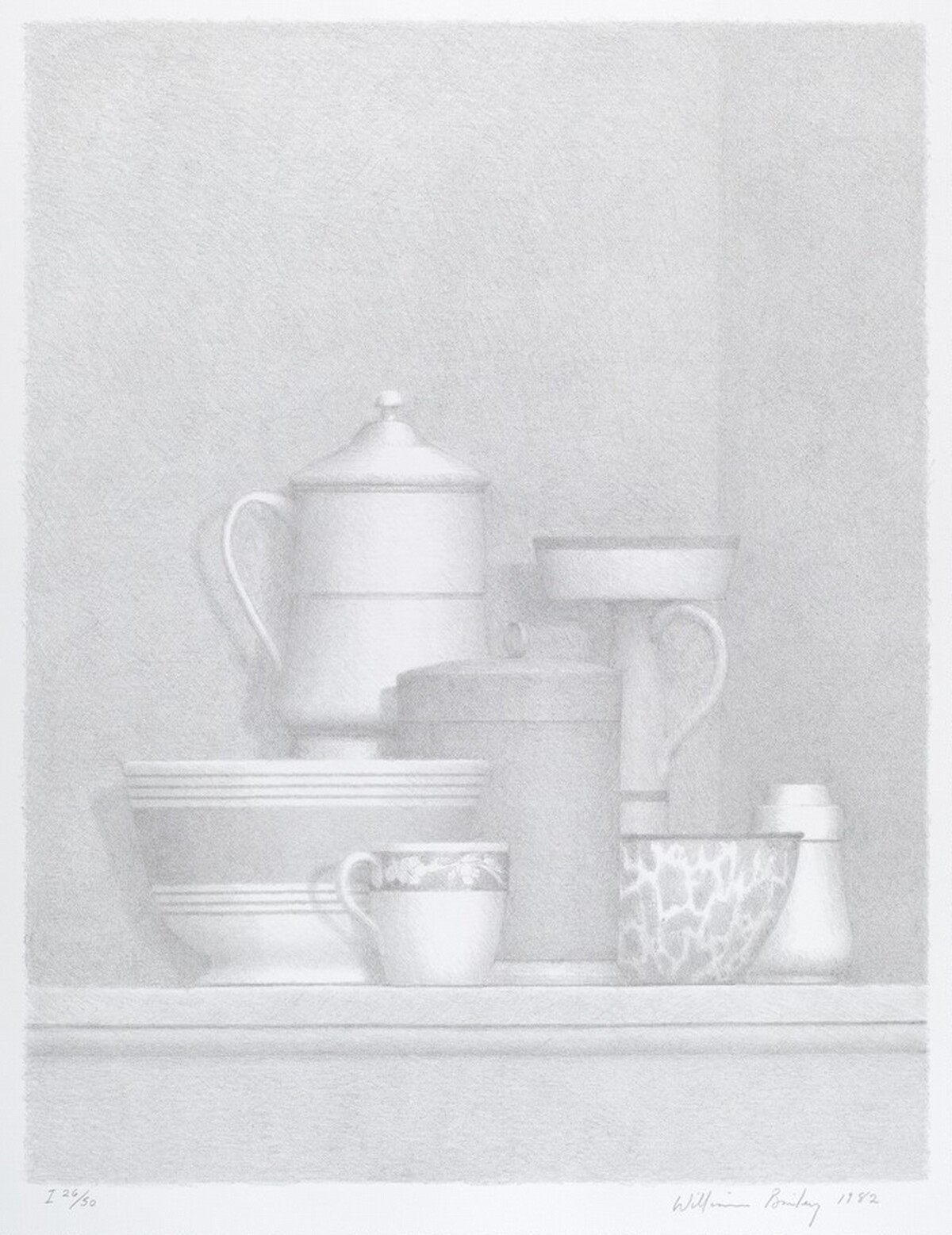 Still Life #6, State I by William Bailey