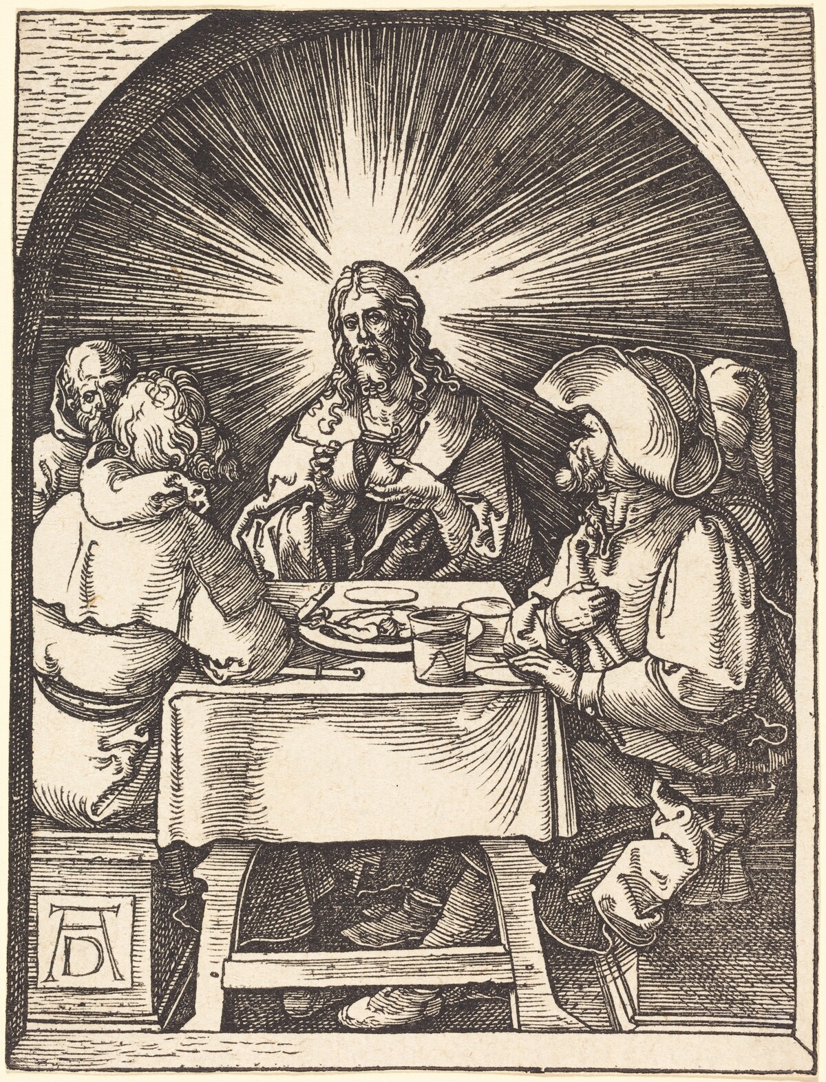 Christ at Emmaus by Albrecht Dürer