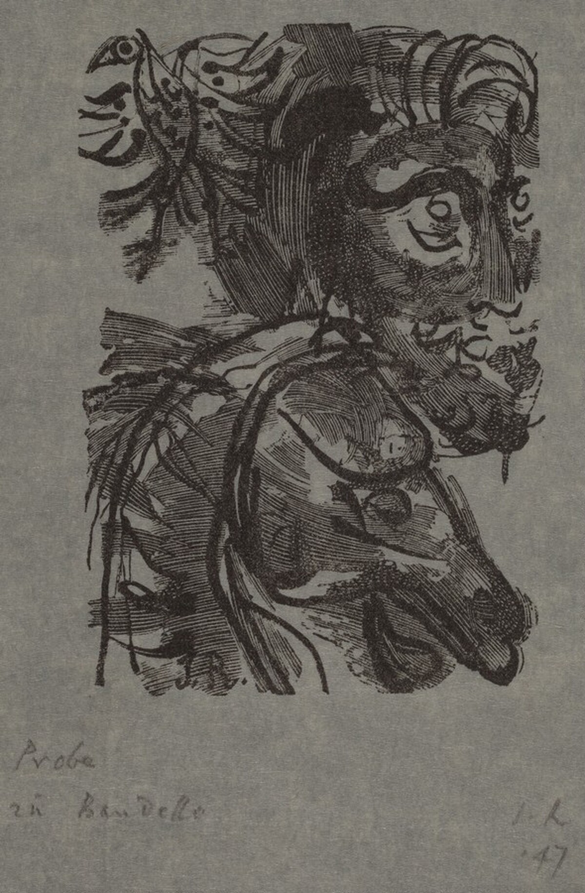 Illustration to "Bandello" by Imre Reiner
