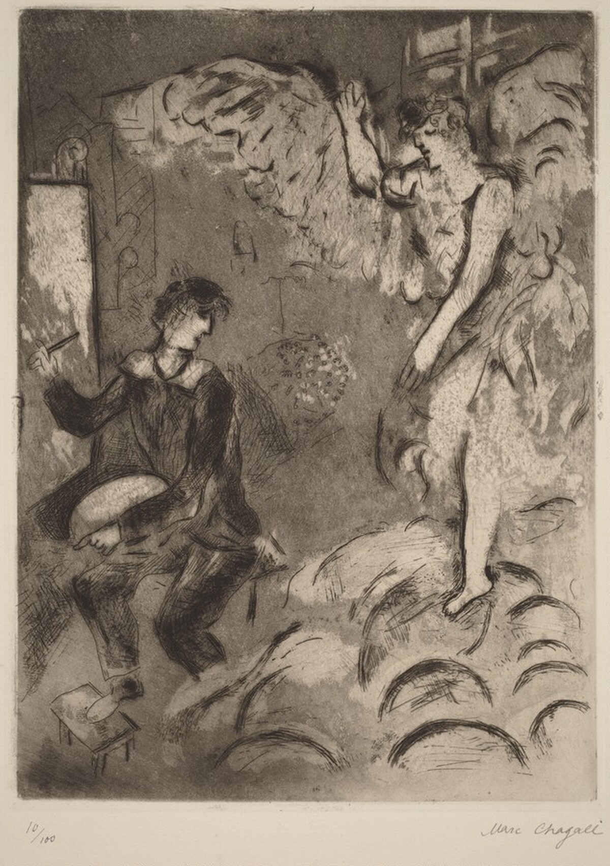 The Apparition I by Marc Chagall