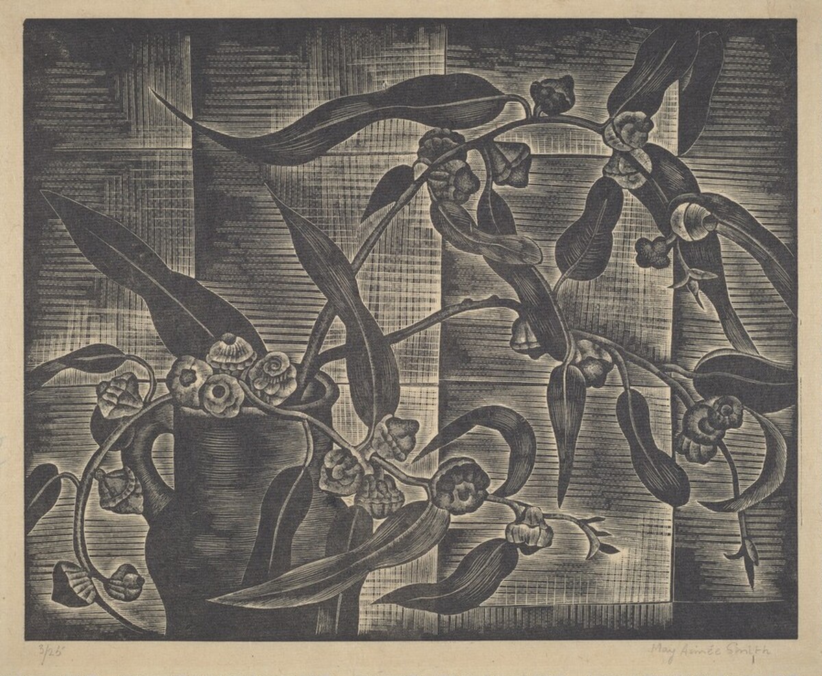 Still Life, Flowers in a Jug by May Aimée Smith