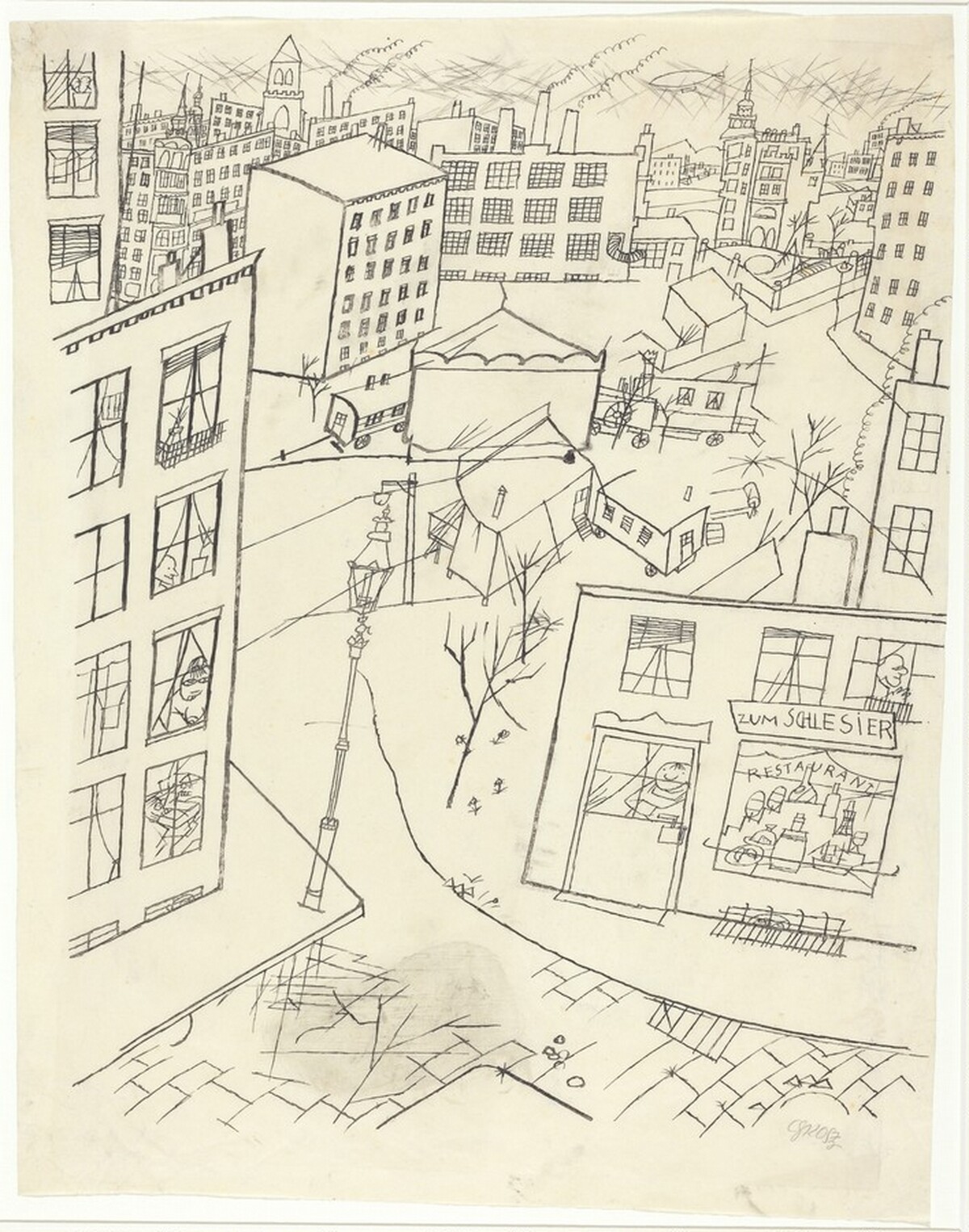 Suburb (Vorstadt) by George Grosz