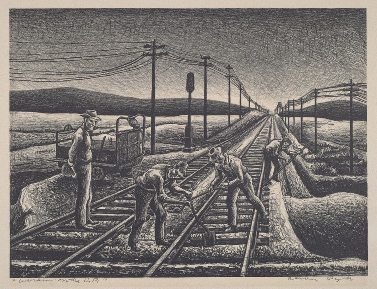 Working On The Union-Pacific by Aaron Pyle