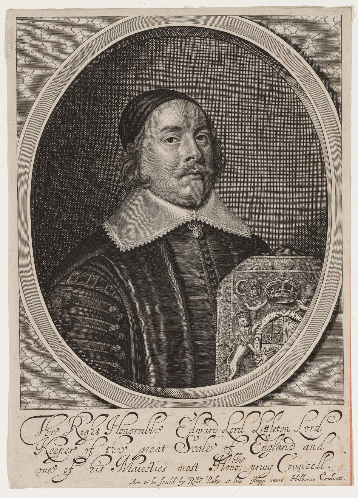 Edward, Lord Littleton by William Faithorne