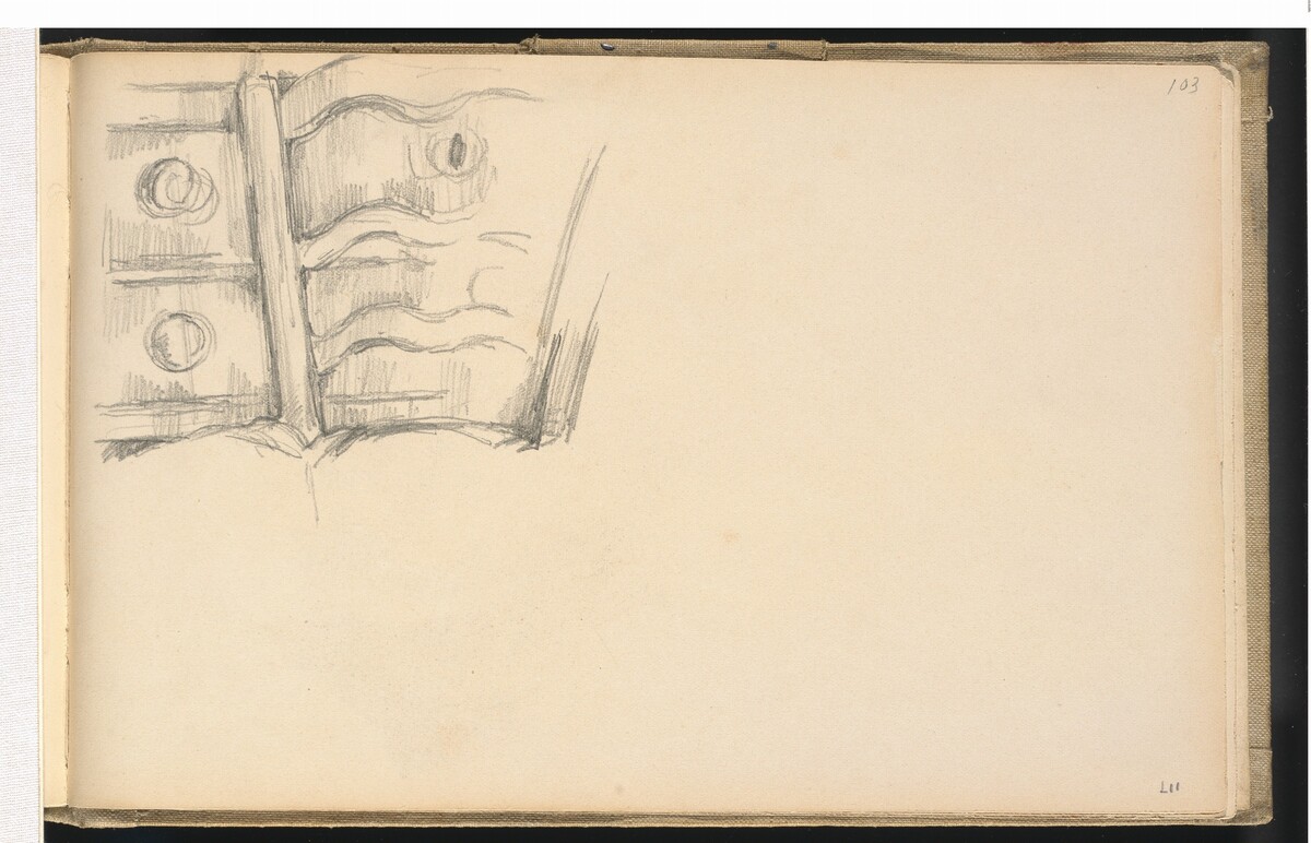 Chair and Dresser by Paul Cezanne
