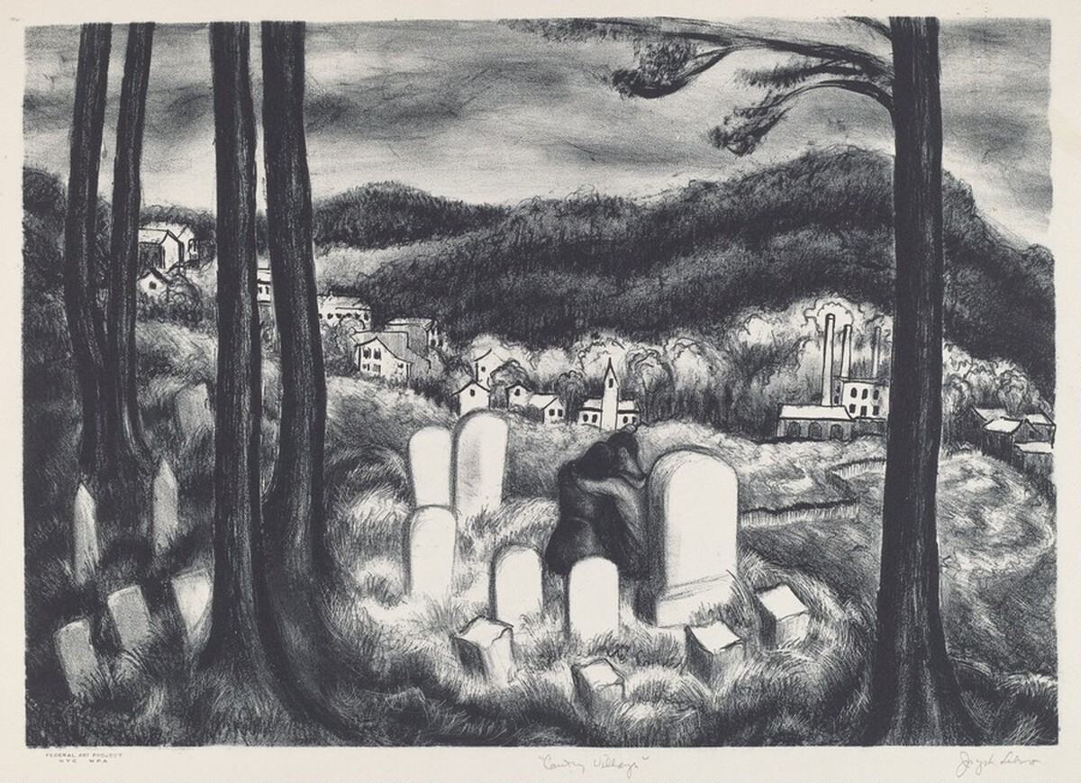 Country Village by Joseph Leboit