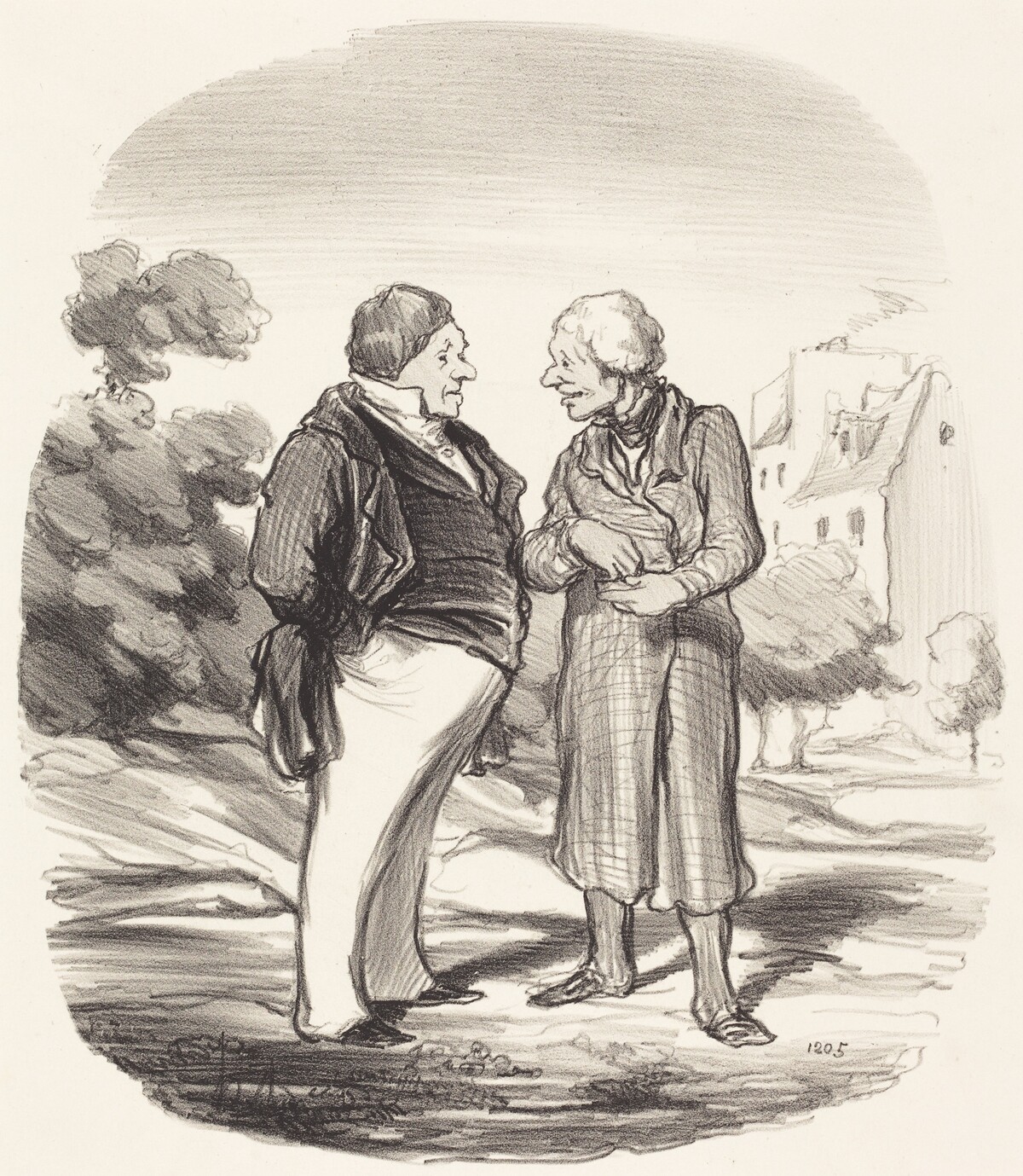 Actionnaires Californiens by Honoré Daumier