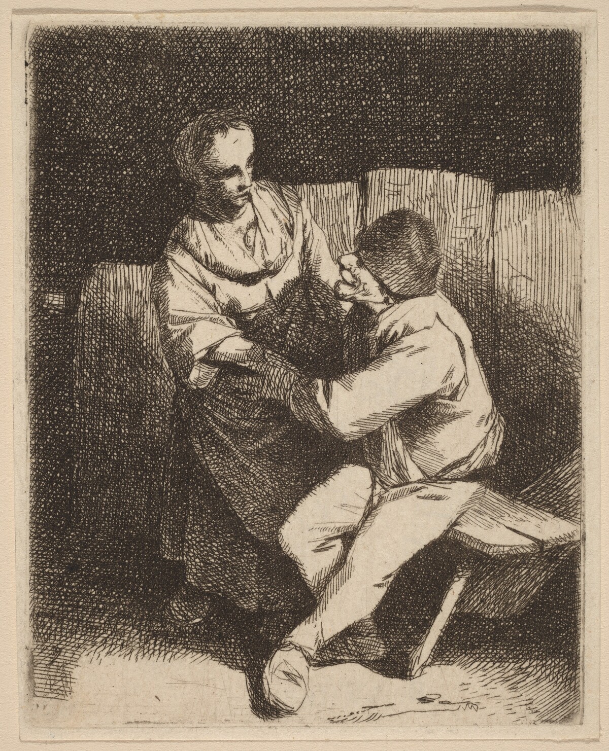 The Refused Caress by Cornelis Bega