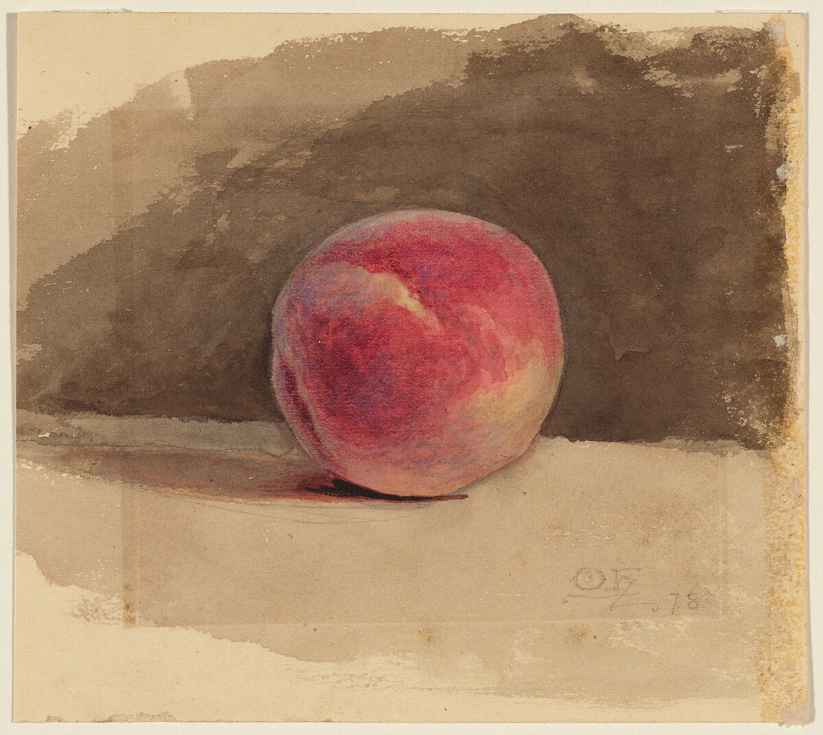 A Peach by Otto Heinigke