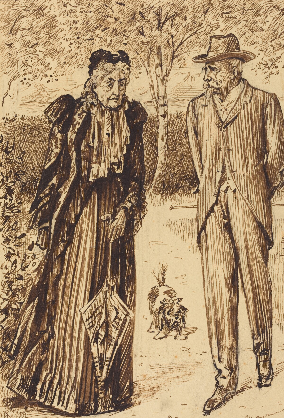 "The Woman That Was" by George Du Maurier