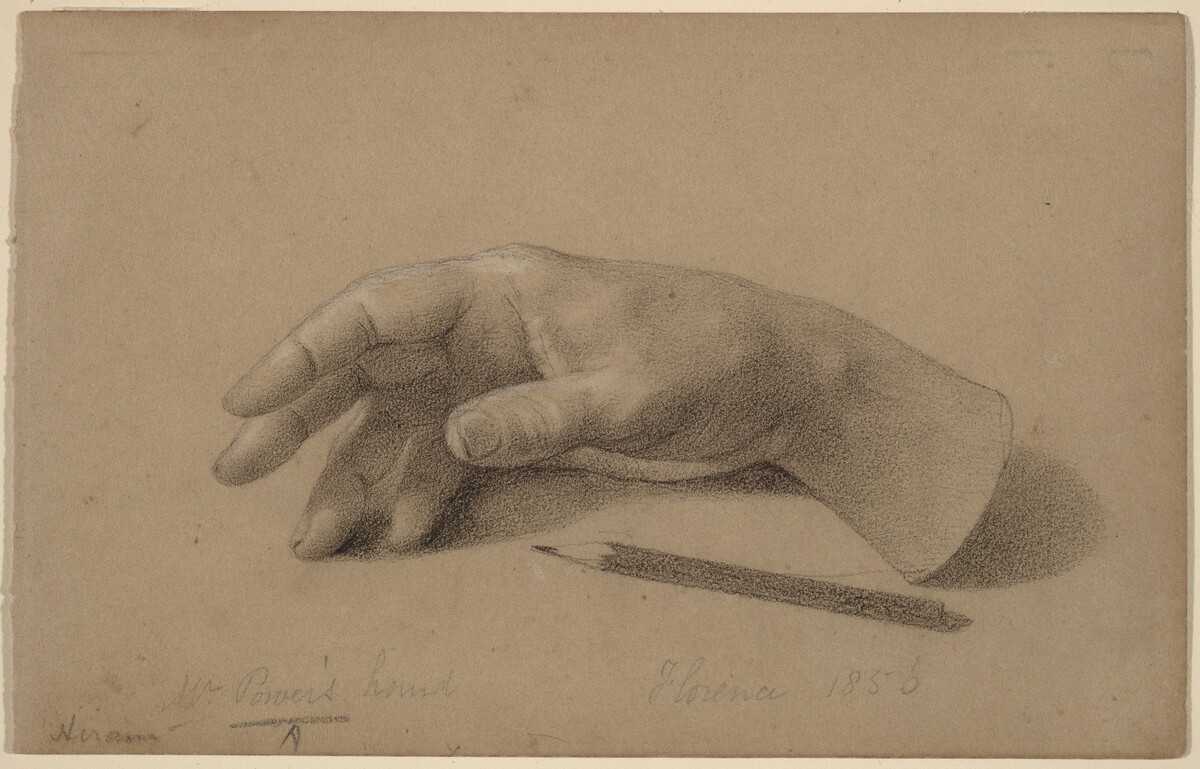 Study of a Hand by Hiram Powers