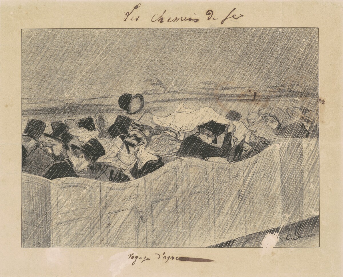 Un Voyage d'Agrément de Paris a Orléons by Honoré Daumier