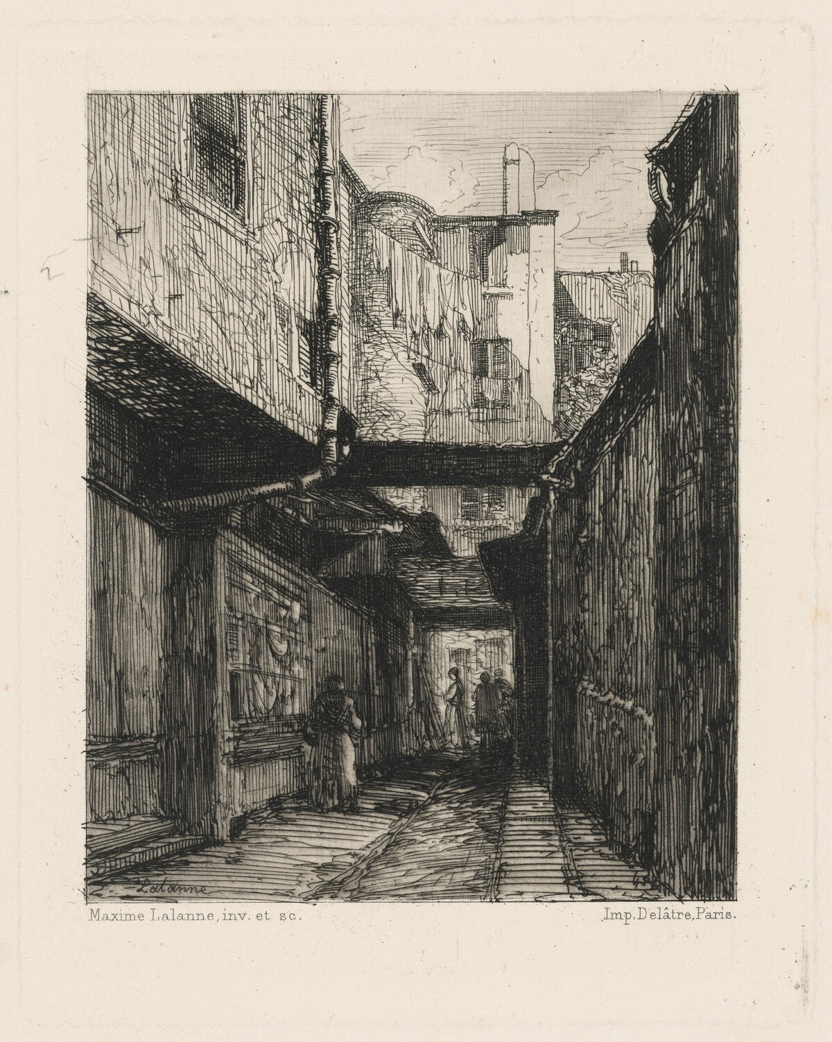 Passage de la Marmite, Paris by Maxime Lalanne