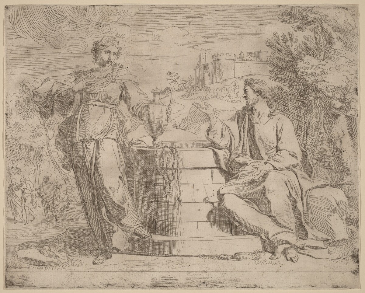 Christ and the Samaritan Woman by Josse de Pape