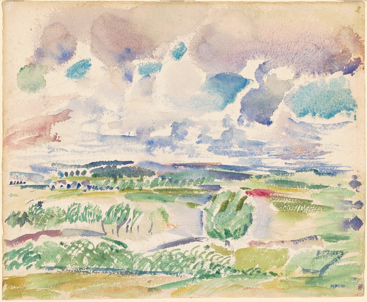 Fields and Sky by John Marin