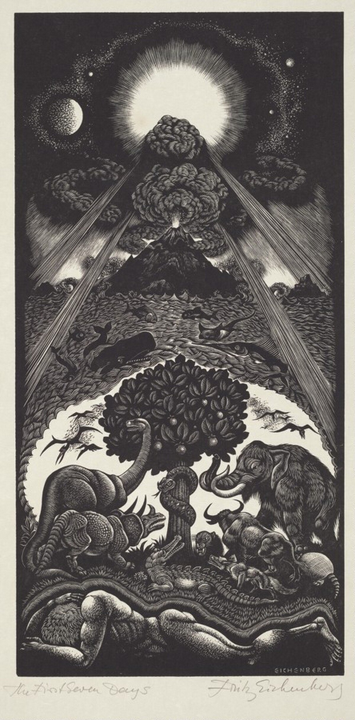 The First Seven Days by Fritz Eichenberg