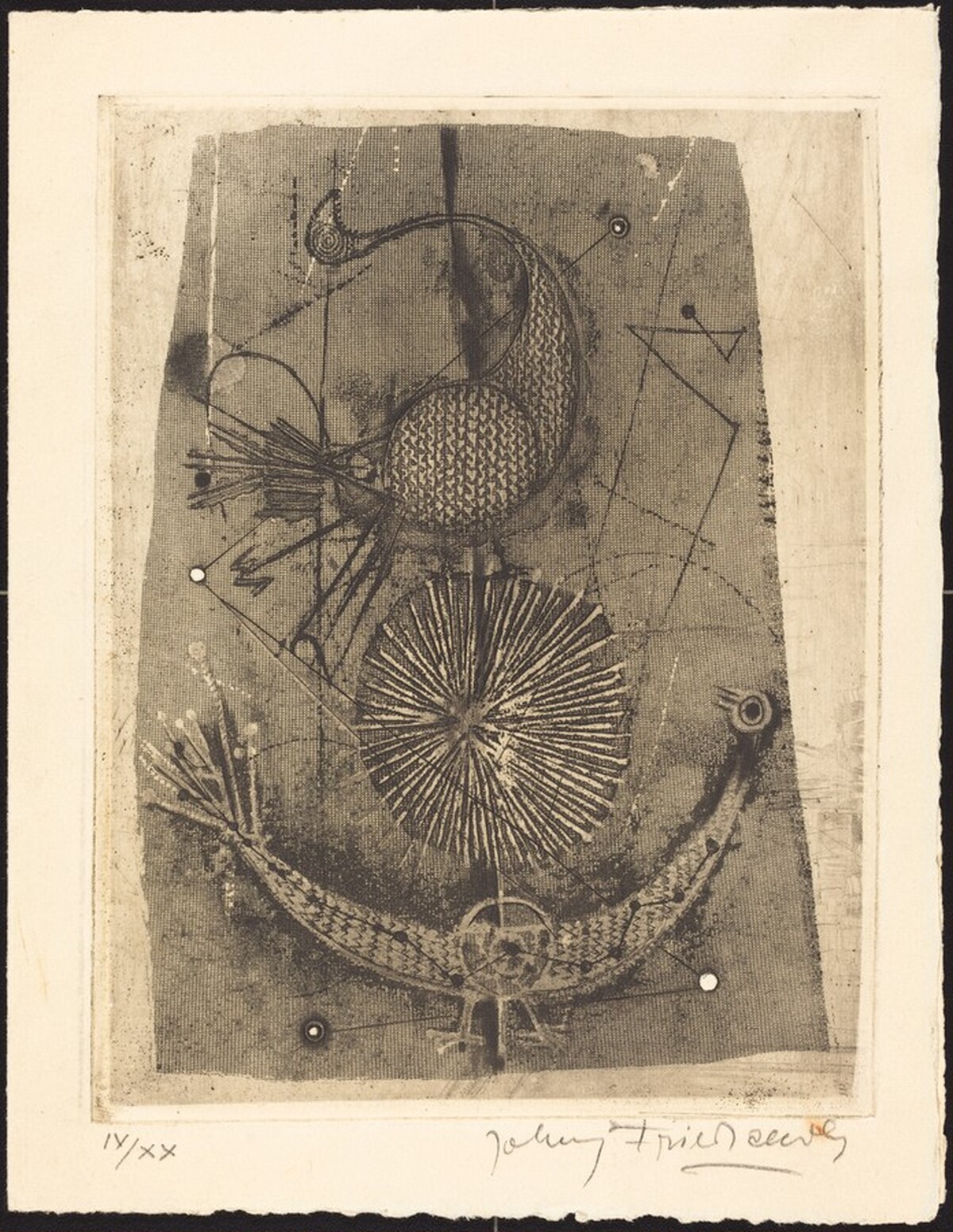 Christmas Card by Johnny Friedlaender