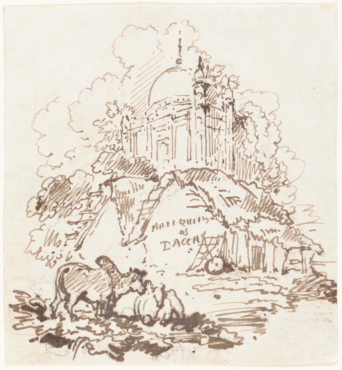 Antiquities of Dacca by George Chinnery